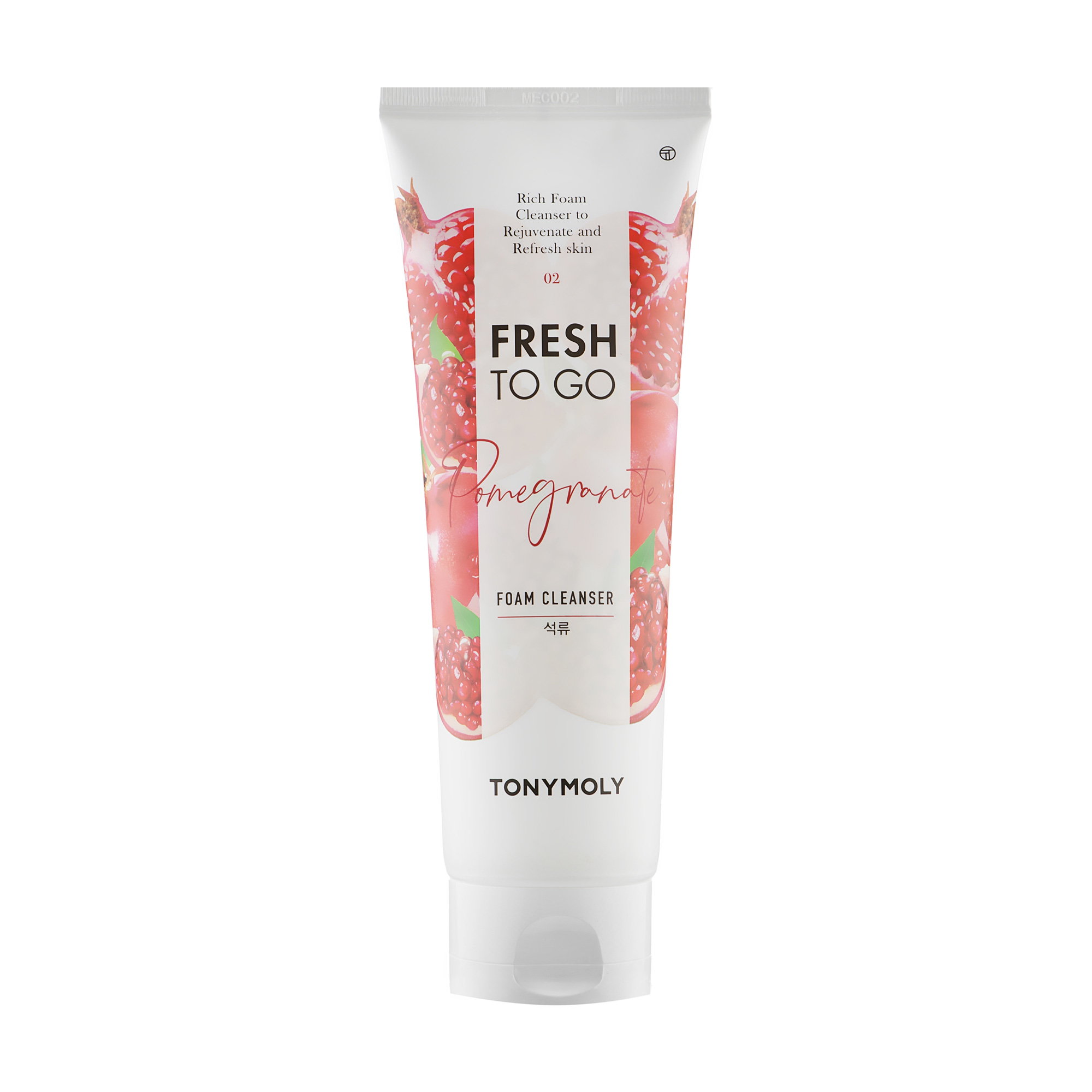Пінка для вмивання Tony Moly Fresh To Go Pomegranate Foam Cleanser з гранатом, 170 мл